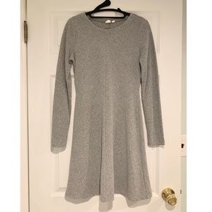 Gap Long Sleeve Sweater Dress - Gray